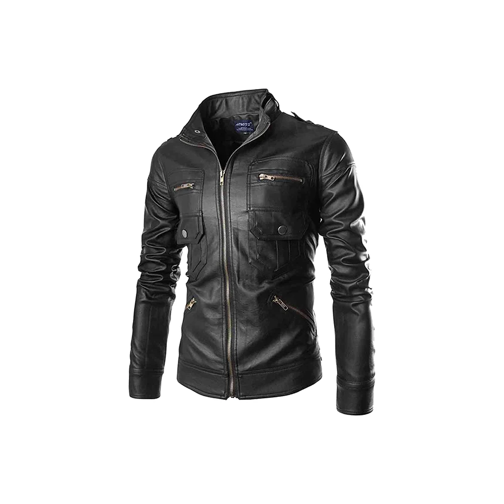 Новая модная байкерская куртка из натуральной кожи/2024 облегающая Байкерская кожаная куртка/уникальный дизайн модная куртка из натуральной кожи