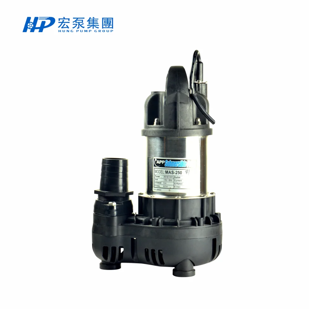 
 Небольшой портативный 1/2hp погружной водяной насос  