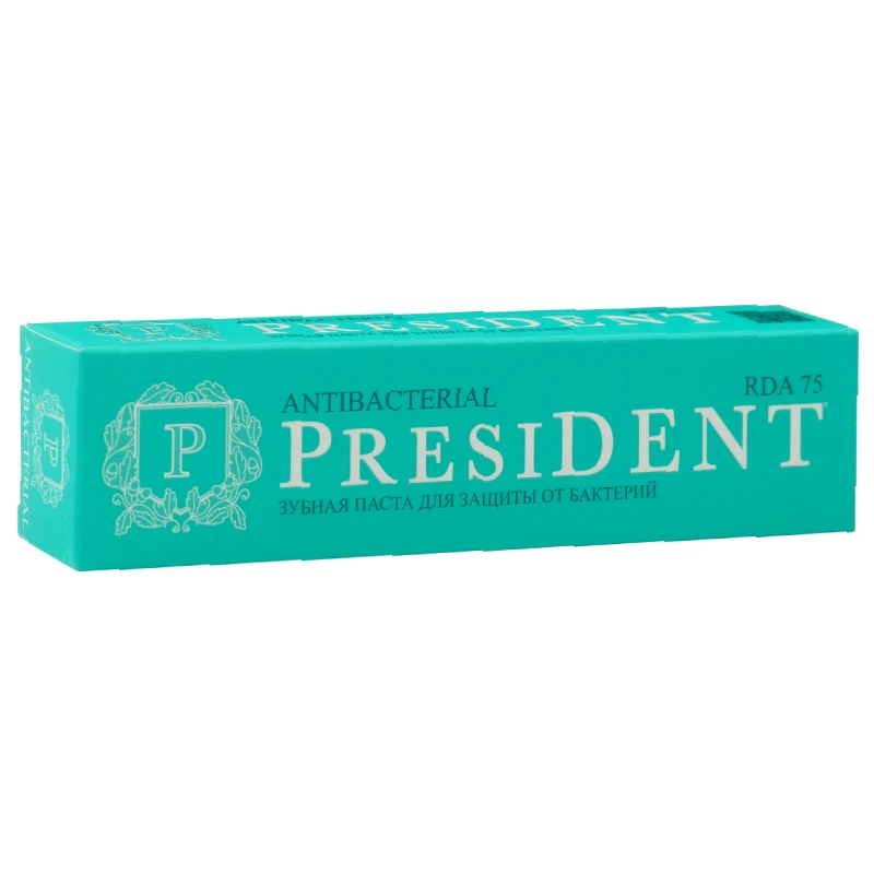Toothpaste PRESIDENT Antibacterial (75 RDA) 50 ml oral care distributor wanted