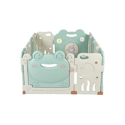 Cute Indoor Wooden Plastic Safety Babies Crib And Playpen Portable Baby Cot Playpen Foldable Travel Cot Travel Bed