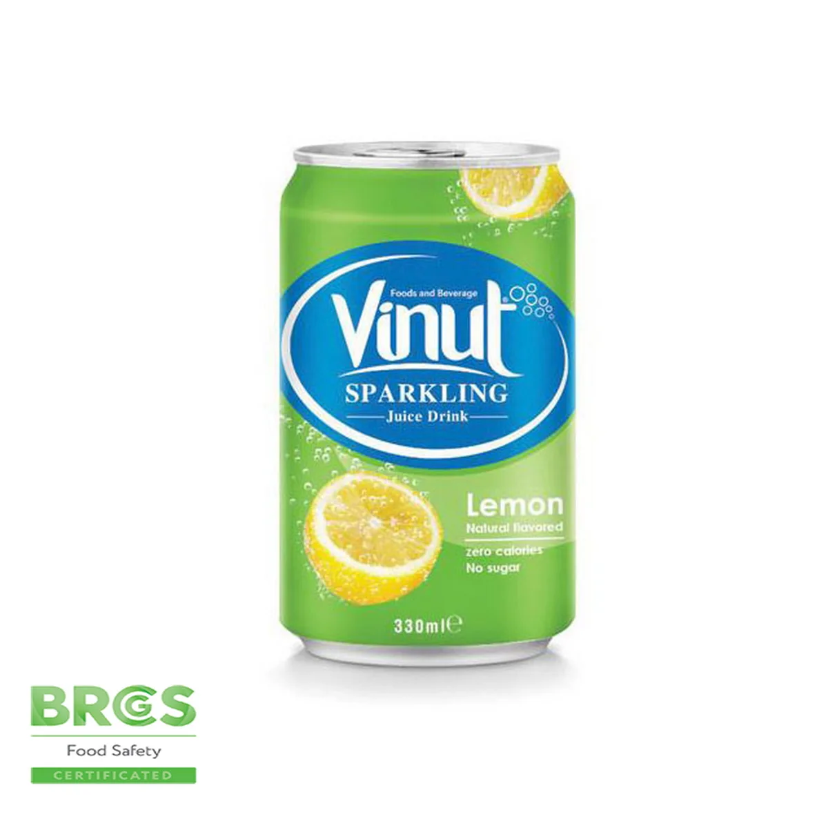 Canned Sparkling water Lemon Juice Drink 330ml OEM Juice