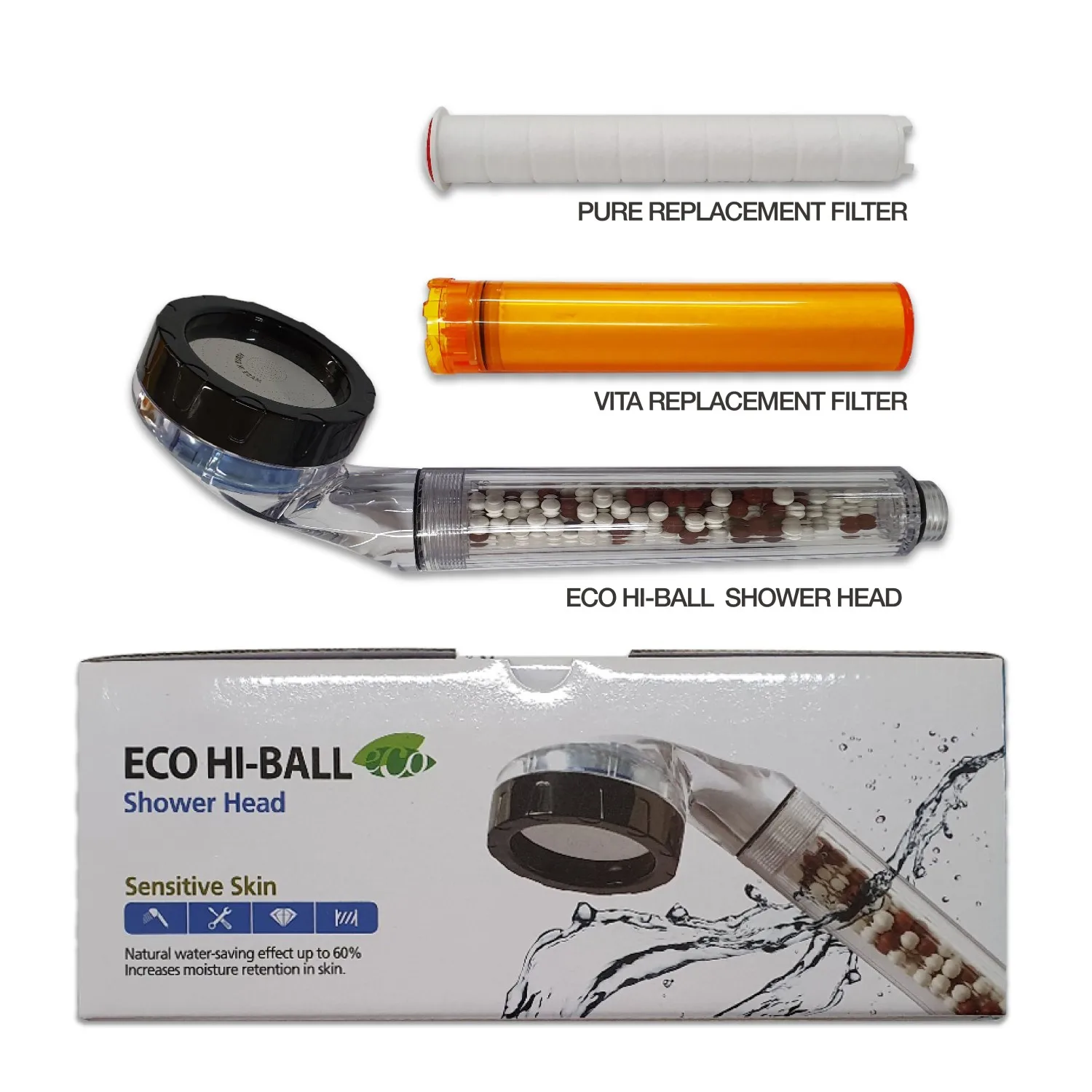 Hot sales Korean Eco Hi-Ballpure shower head sensitive skin