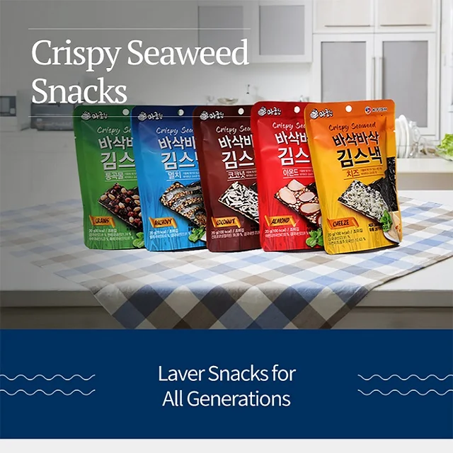 Korean Style Crispy Nori Snack for kids