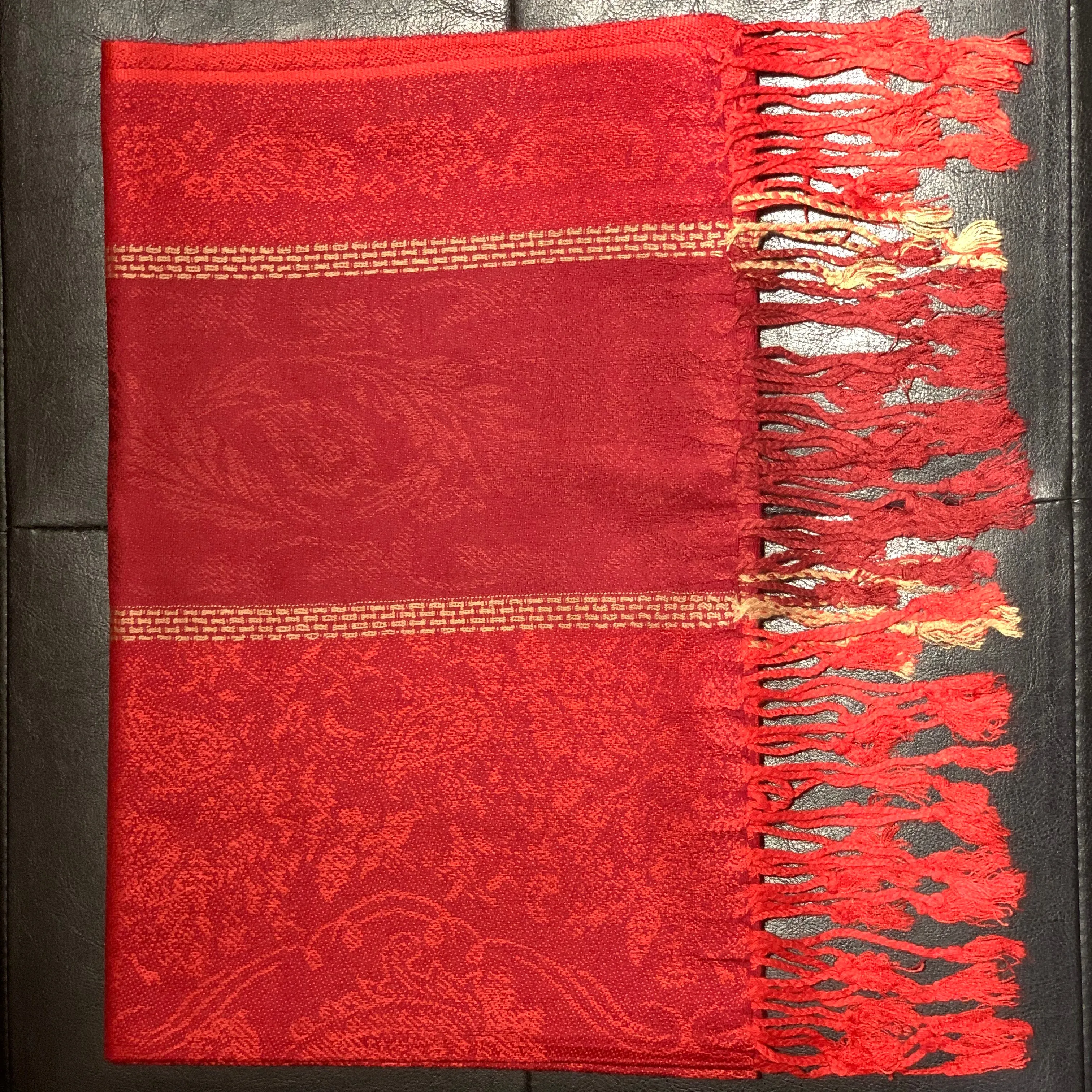 Regal Design Emperor/Empress 100% Pashmina Paisley Scarf