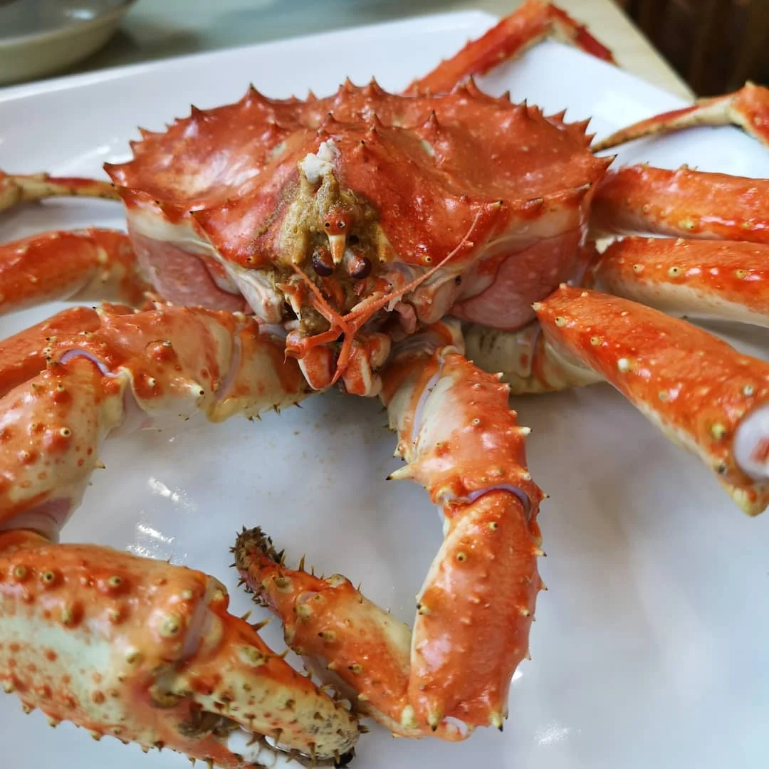 Свежий живой Краб Red King от