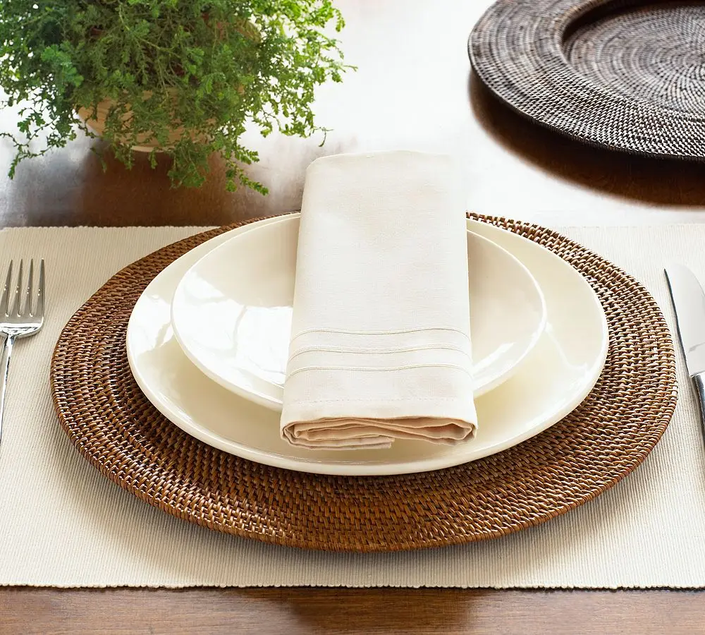 Hot Trend Rattan Charger Plate For Wedding Made in Vietnam