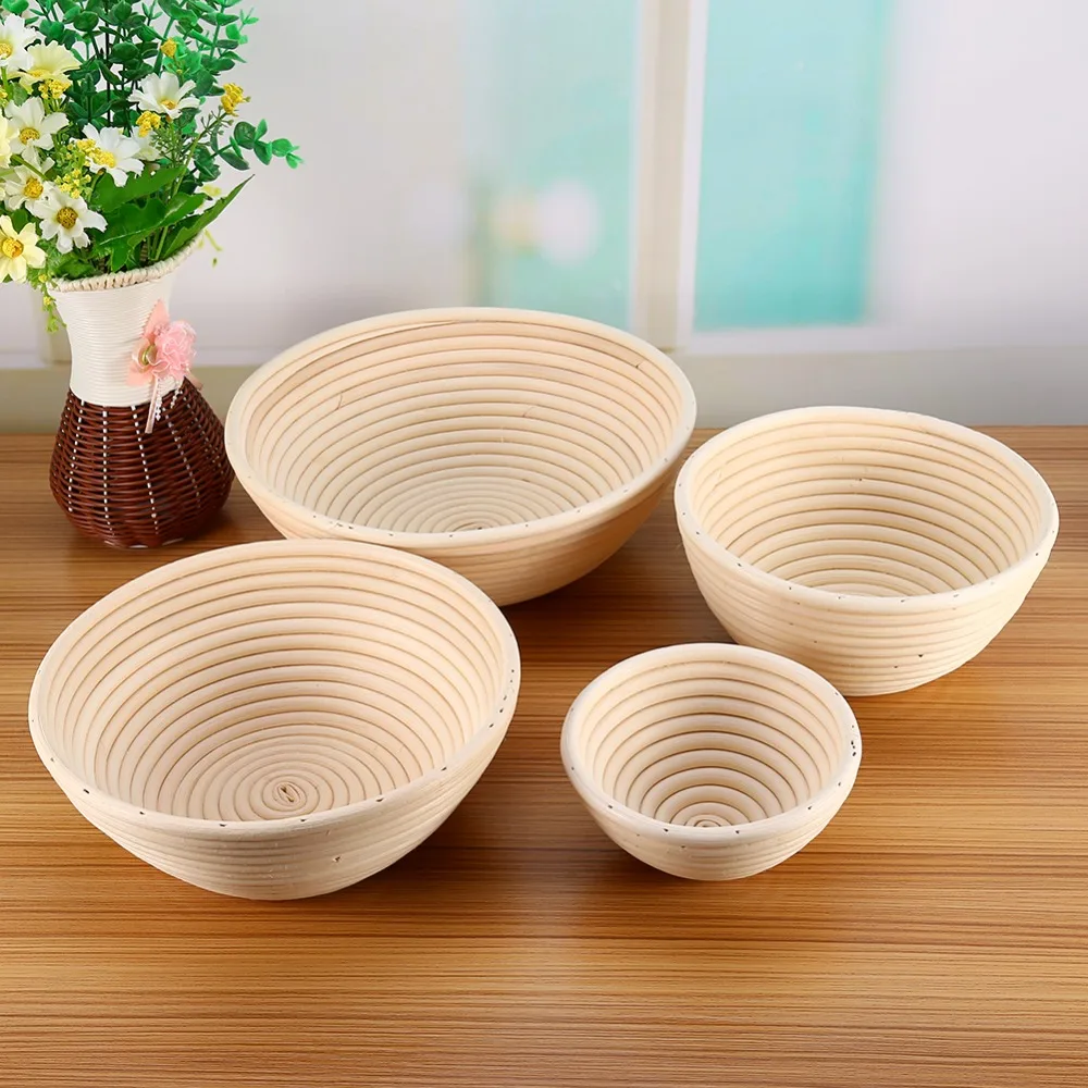  Лучший выбор недорогая корзина для хлеба из ротанга Винтажный Классический набор корзин