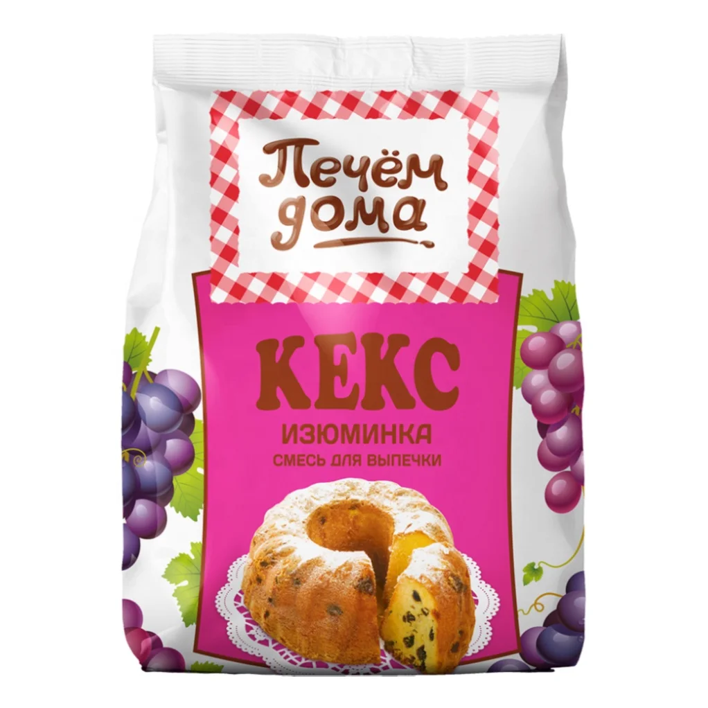 
Pechem Doma Raisin Cake (premix cake flour), easy to bake 