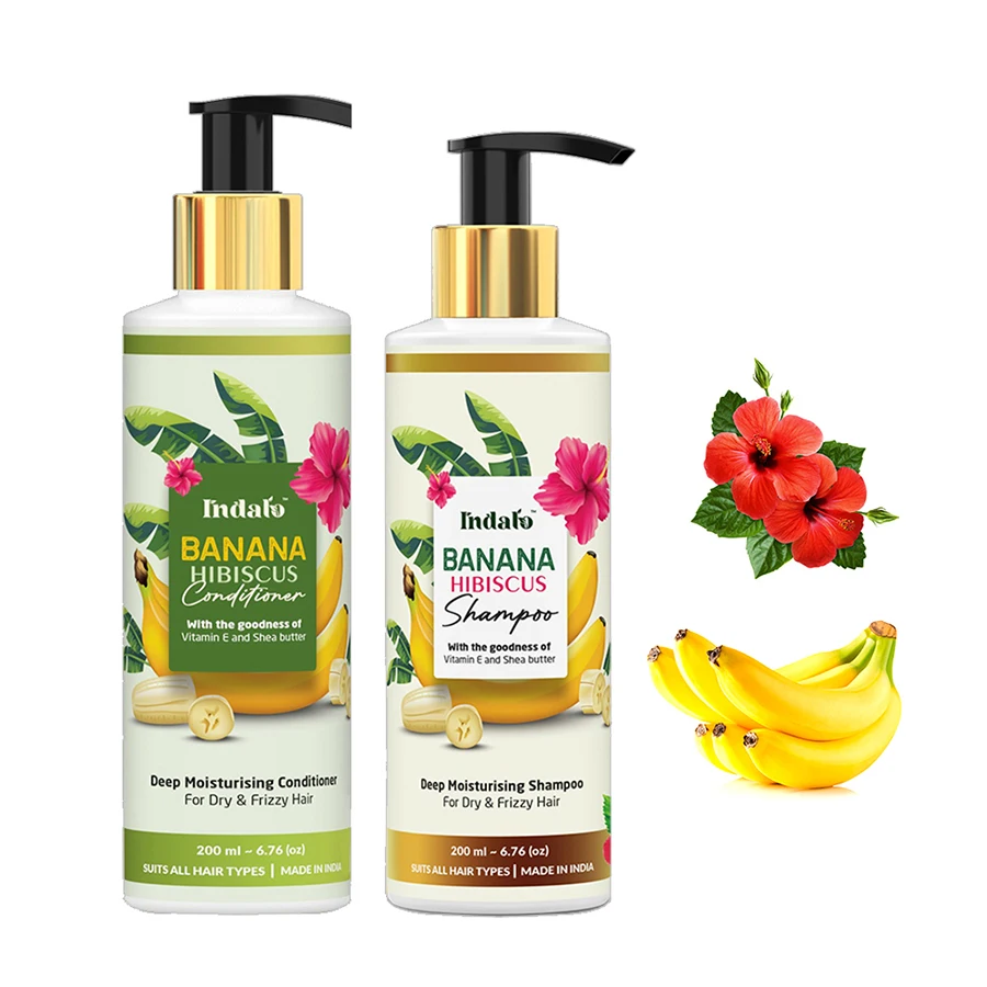 Hibiscus Shampoo and Conditioner High Quality Beard Shampoo and Conditioner for Men