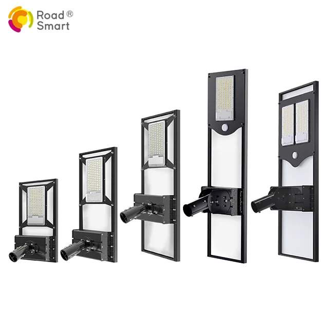 Ip65 Outdoor All In One Solar Street Lamp 20W 30W 40W 60W 80W 100W Integrated Led Solar Street Light