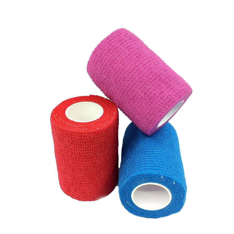 BLUENJOY хорошее качество эластичная самоклеящаяся когезионная повязка для спортивной защиты