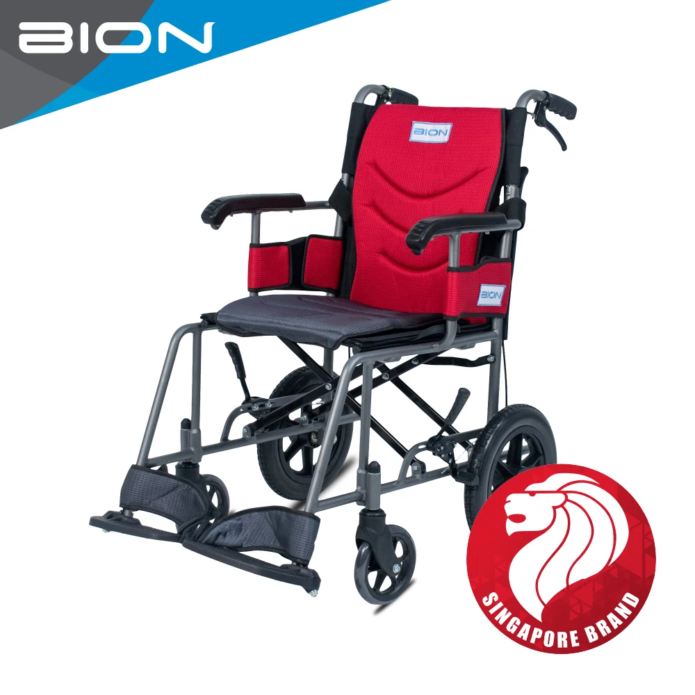 [BION] iLight Pushchair Singapore  Brand Wheelchair for Elderly Disable Lightweight Manual Wheelchair for Disabled