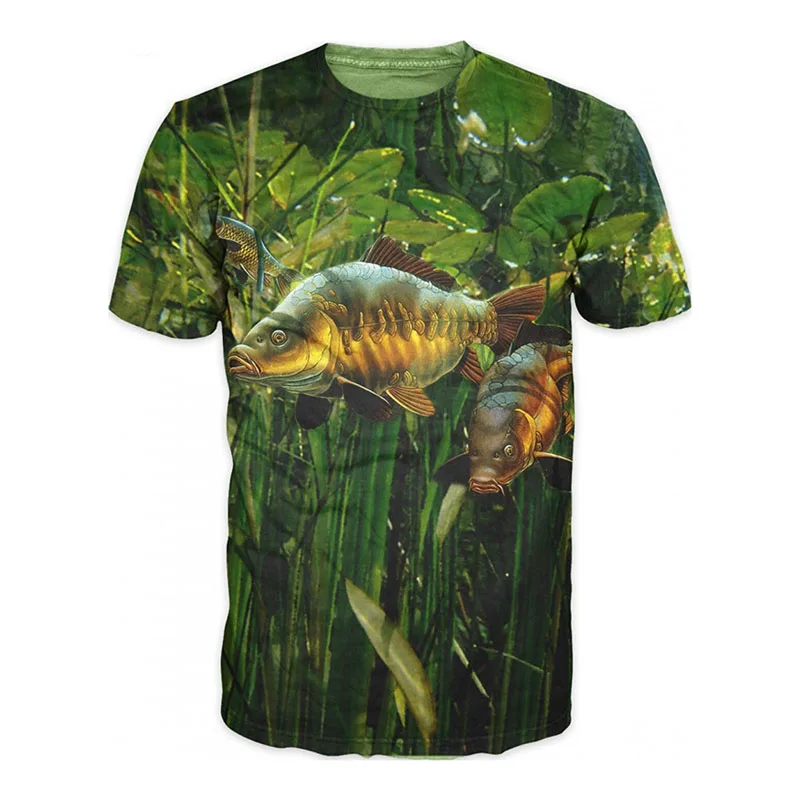 Short Sleeves Summer Wear Men Fishing Jersey
