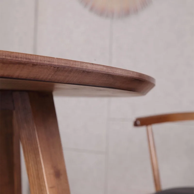 Modern Wood Nordic Dining Room Sets Round Wooden Table For Home