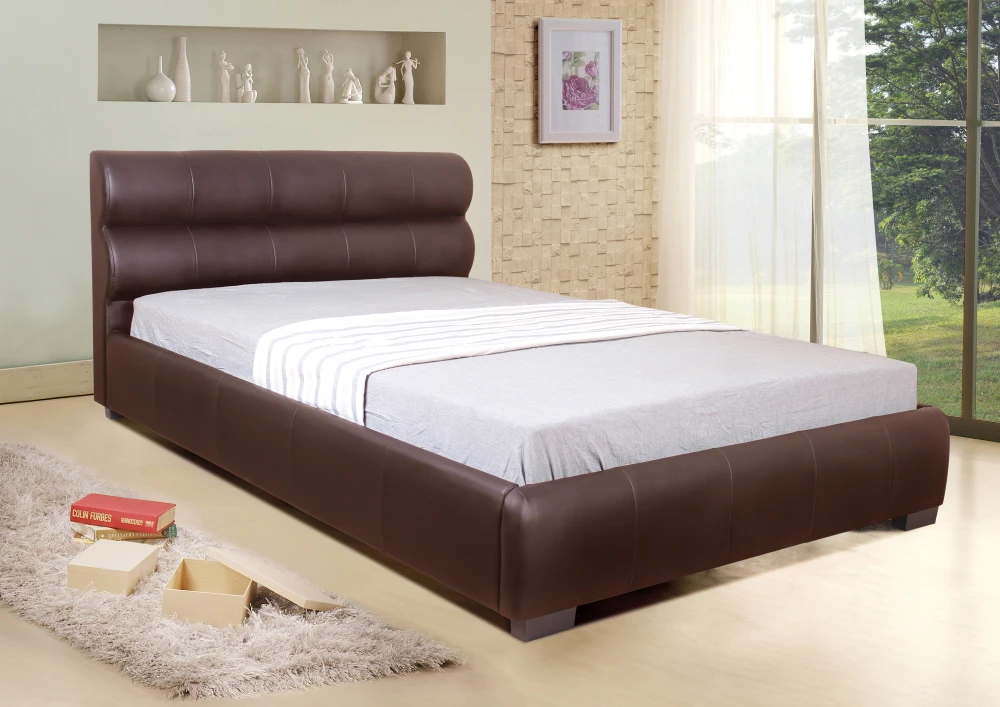 New High Headboard 2019 Design of Fabric Hublotl Bed Furniture