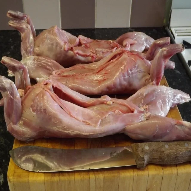  frozen rabbit hindlegs bone in skinless