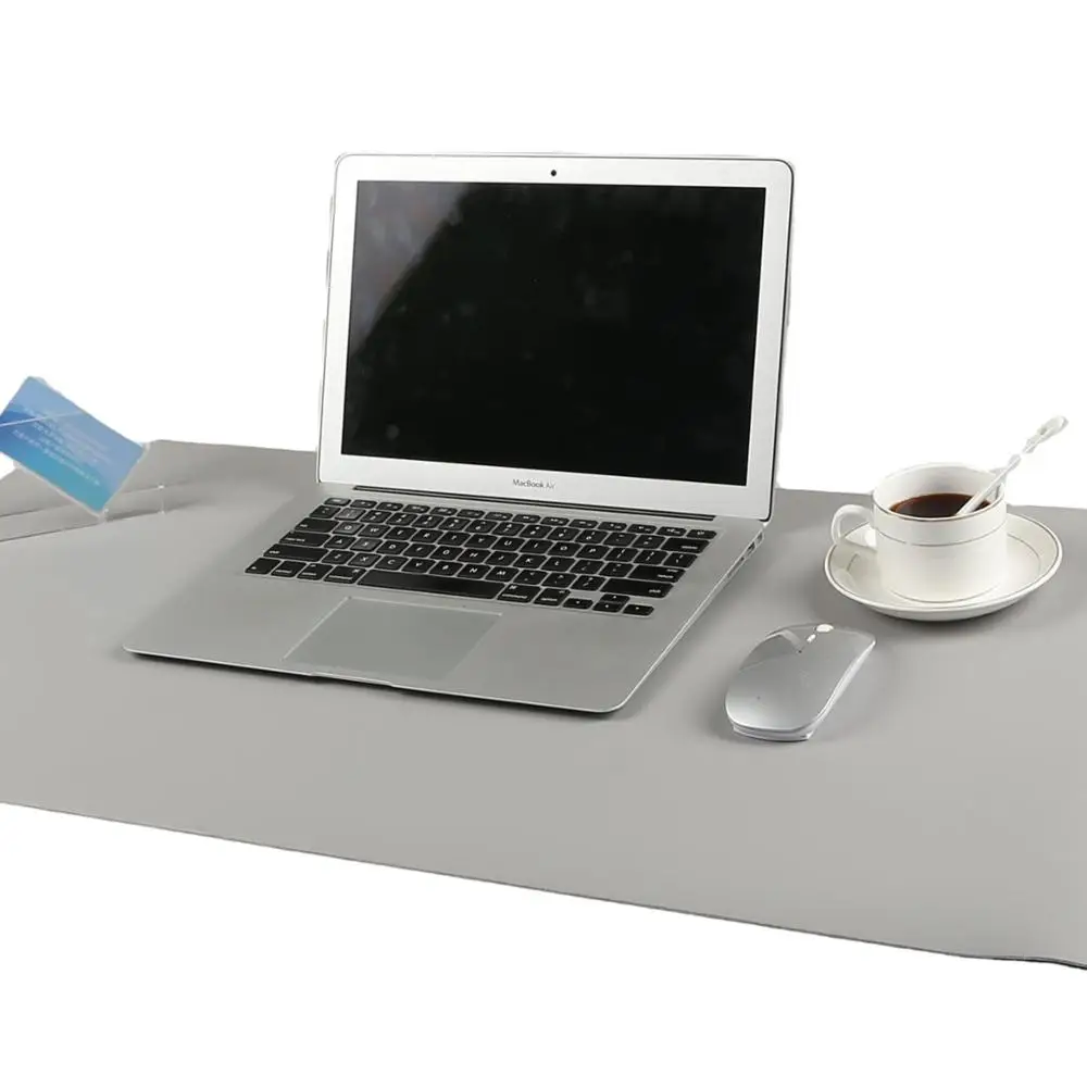 
Amazon eBay Hot style PU Leather Desk Protector Cover for Game Work anti-slip or Multifunctional Extended mouse pad Desk pad 
