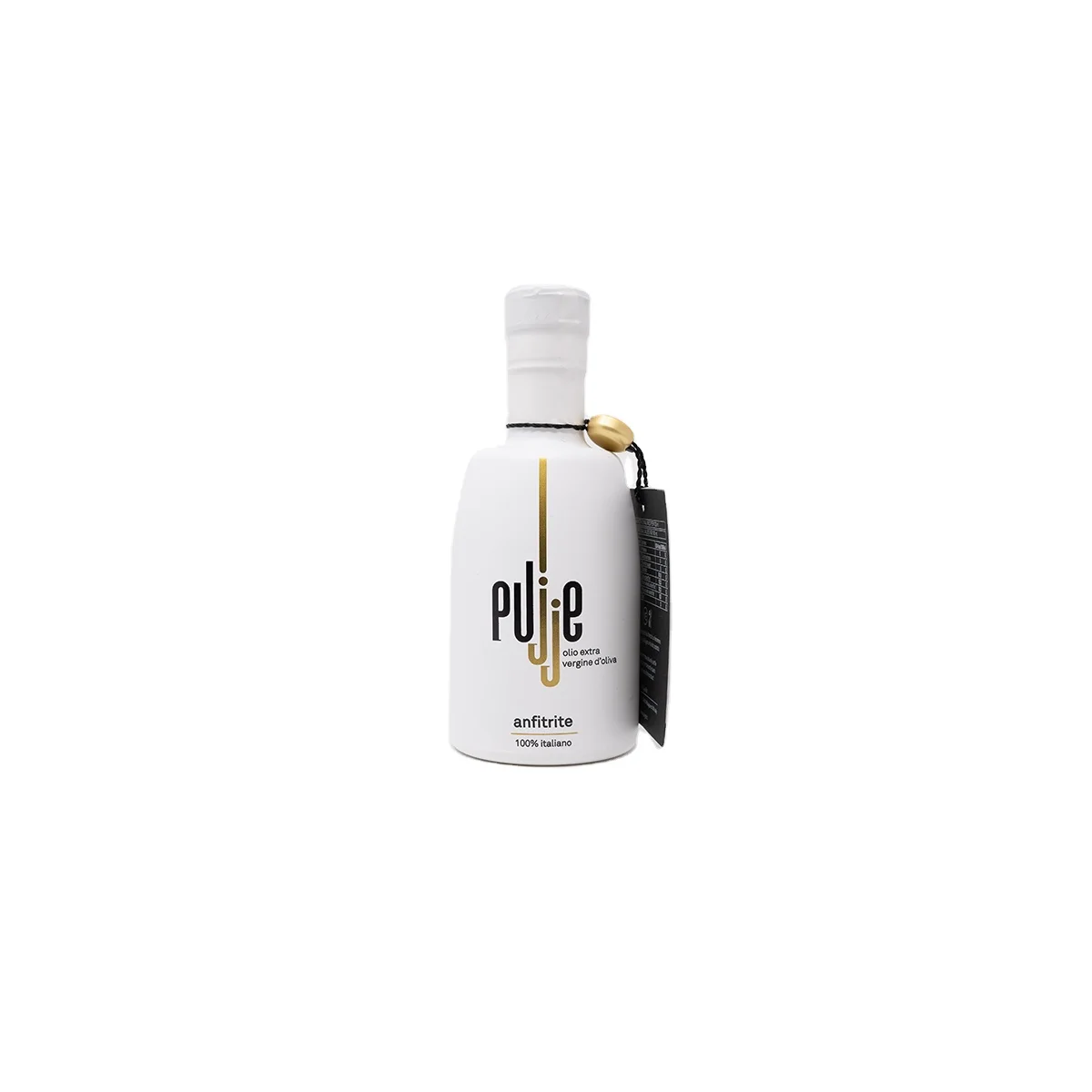  Высококачественный дизайн Сделано в Италии EVOO Anfitrite Premium Line стеклянная бутылка 200 мл повязка для
