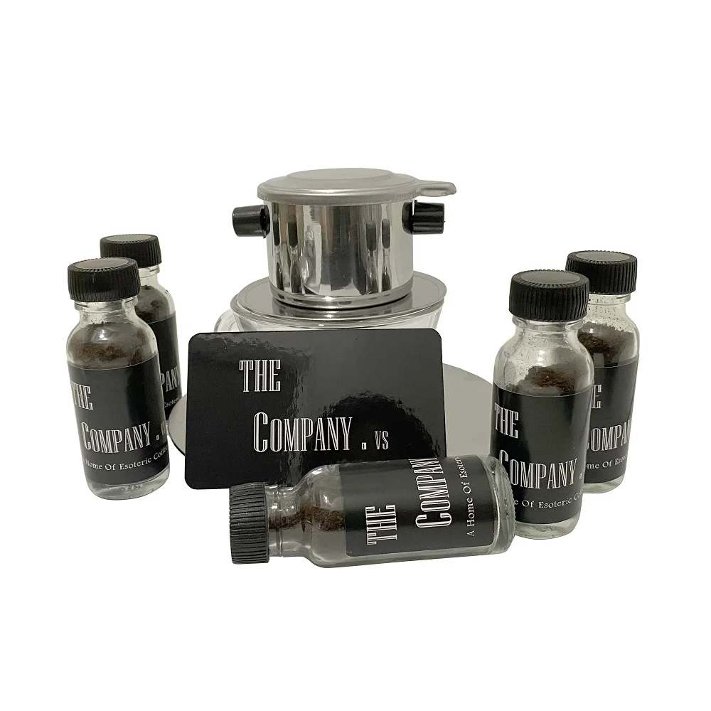 Vietnam Round Metal Filter Coffee Espresso Size Phin with Minimalist Design Style For The Perfect Coffee