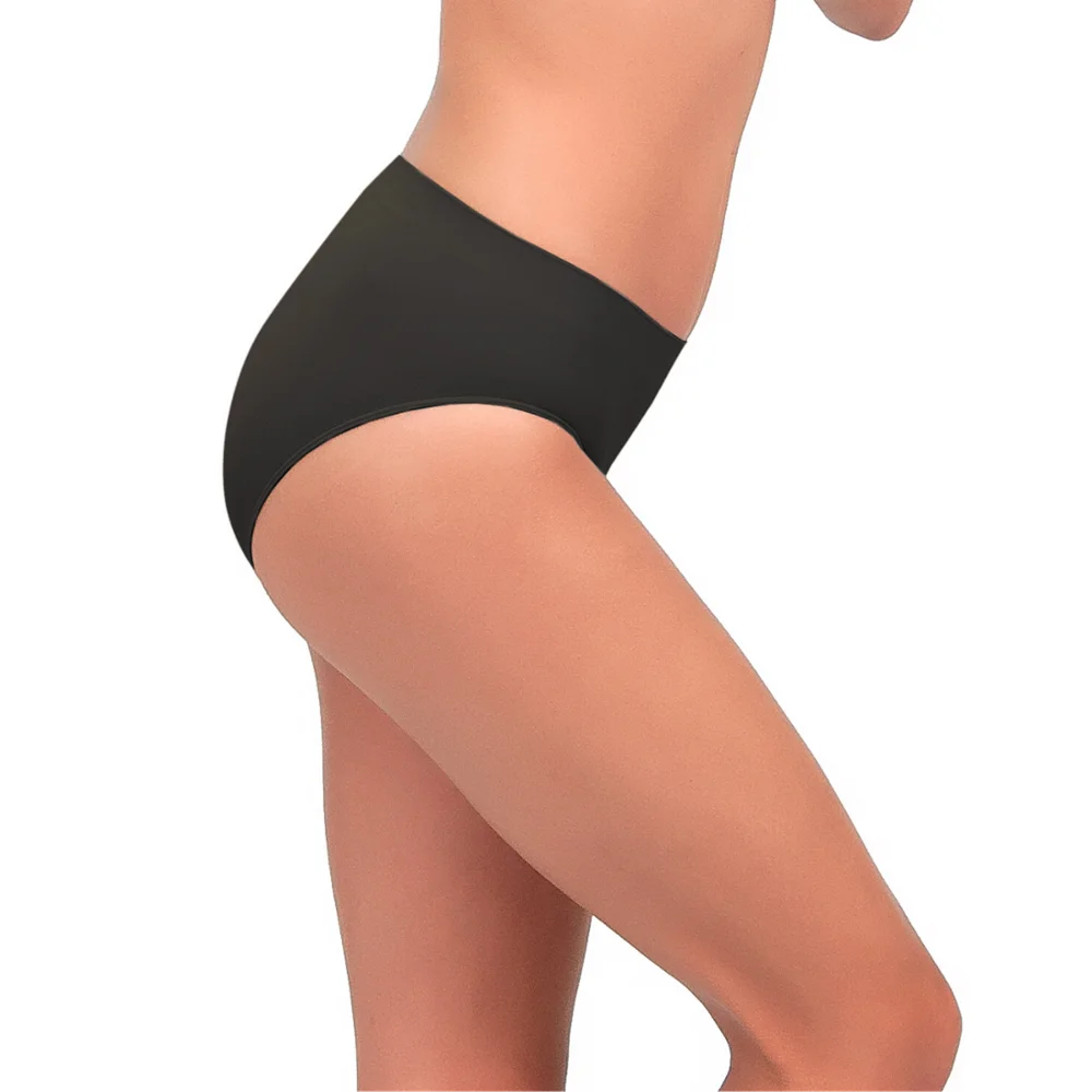 Womens Seamless Daily Panty Briefs Private Label Logo Print Low Min Order Fast Shipping