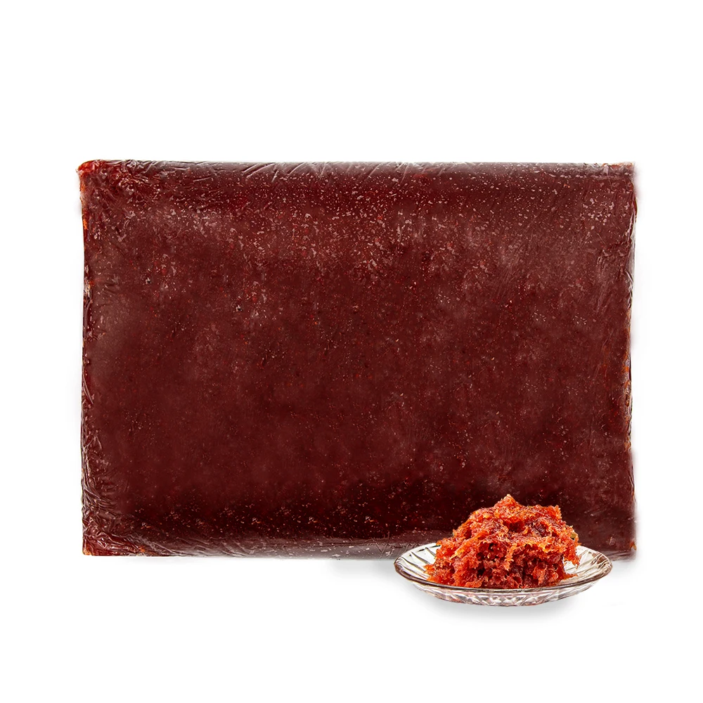 Pineapple Paste Strawberry Red Colour pack 10 kgs Pineapple Jam with Strawberry Flavor Pack in Plastic Bag in Box