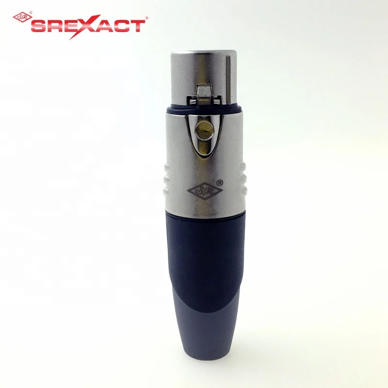 Professional audio 3 pin xlr xlr female connector
