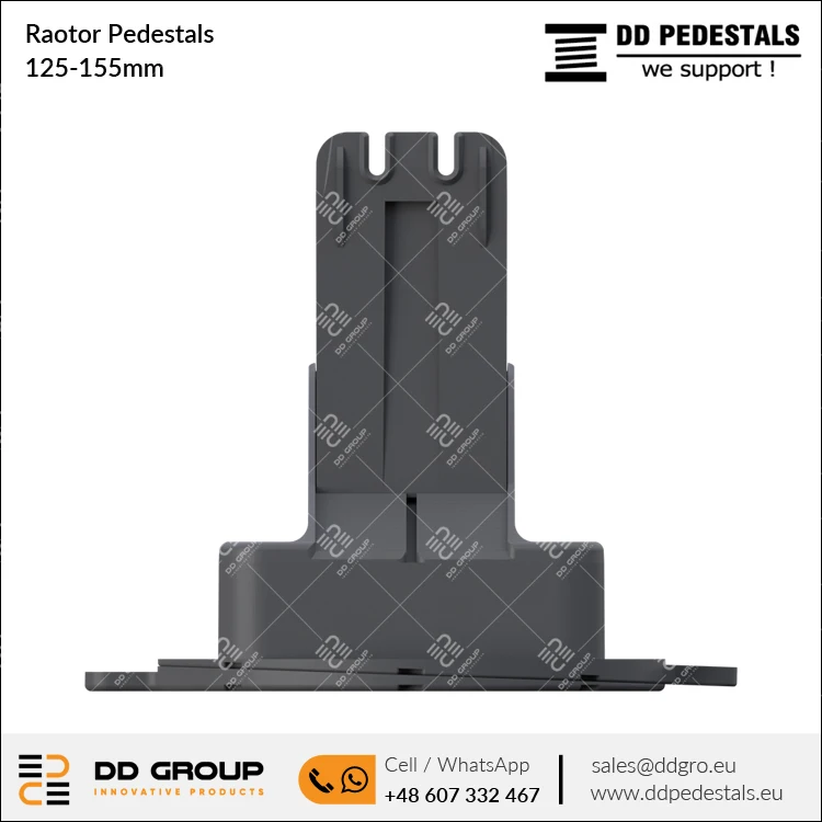 Напольная Опора от производителя 125-155 мм регулируемые тумбы Raotor для кровельных крыш и приподнятого пола оптом