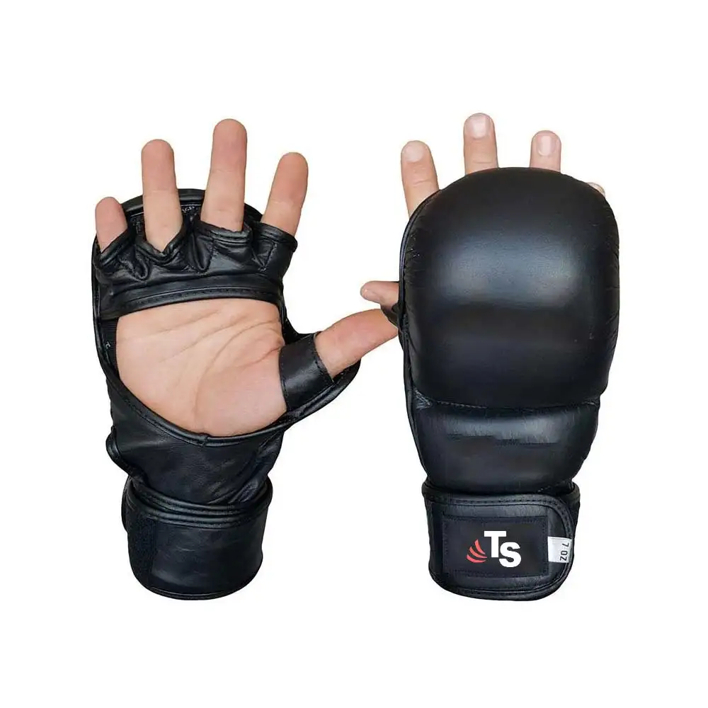 2024 High quality wholesale kids adults boxing training kick gloves custom logo half finger mma gloves
