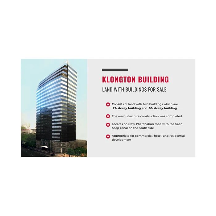 Land and 2 Buildings for Sale Near Thonglor, Bangkok Thailand Structure Multi Floor Office Buildings