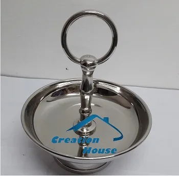Сервировочная чаша для сухофруктов и конфет оптовая продажа высококачественная нержавеющая сталь
