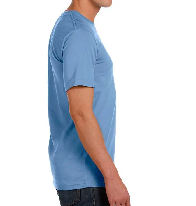 Футболка мужская из конопляного органического хлопка с круглым вырезом и коротким рукавом