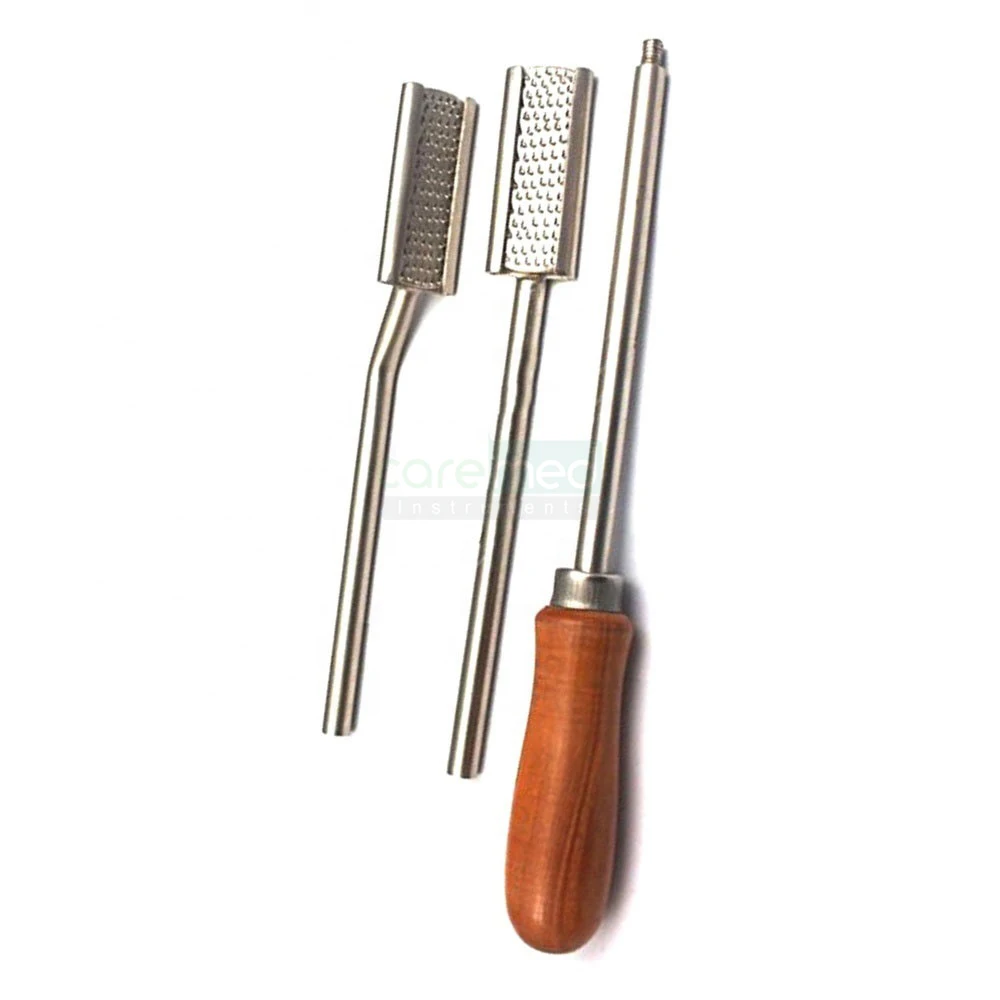 Professional Dental Equine Horse Dental Teeth Straight Angled Wood Handle Floats Rasps | Caremed Instruments