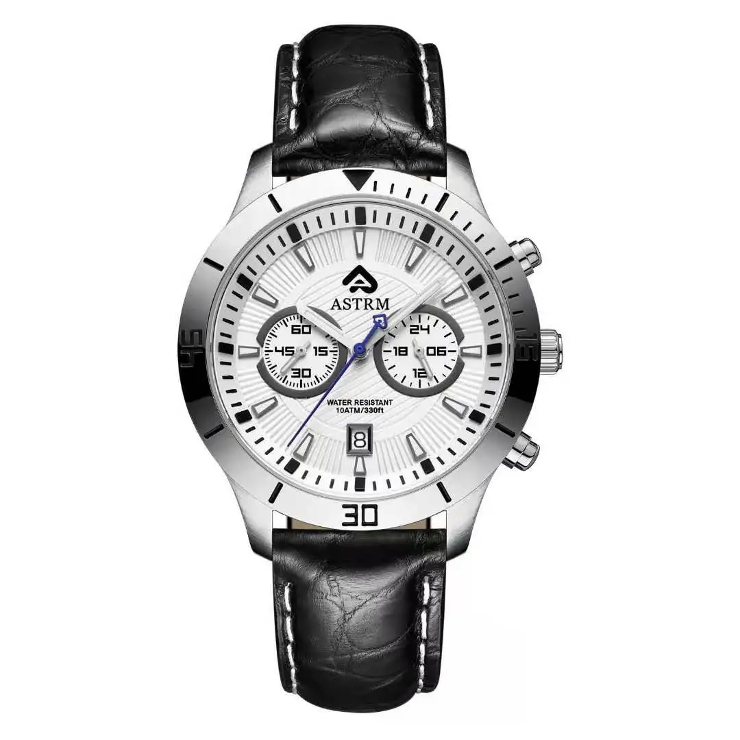 2022 Fashion business stainless steel watch Japan quartz movement man watches  quartz watch bracelet