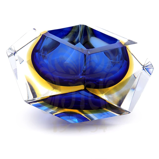 
 Уникальные стеклянные чаши, чаша Стеллы мандрузо из стекла, венецианское стекло  