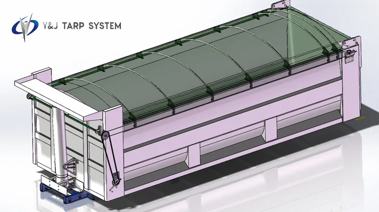 Ручная коленчатая скользящая система брезента для грузовых автомобилей