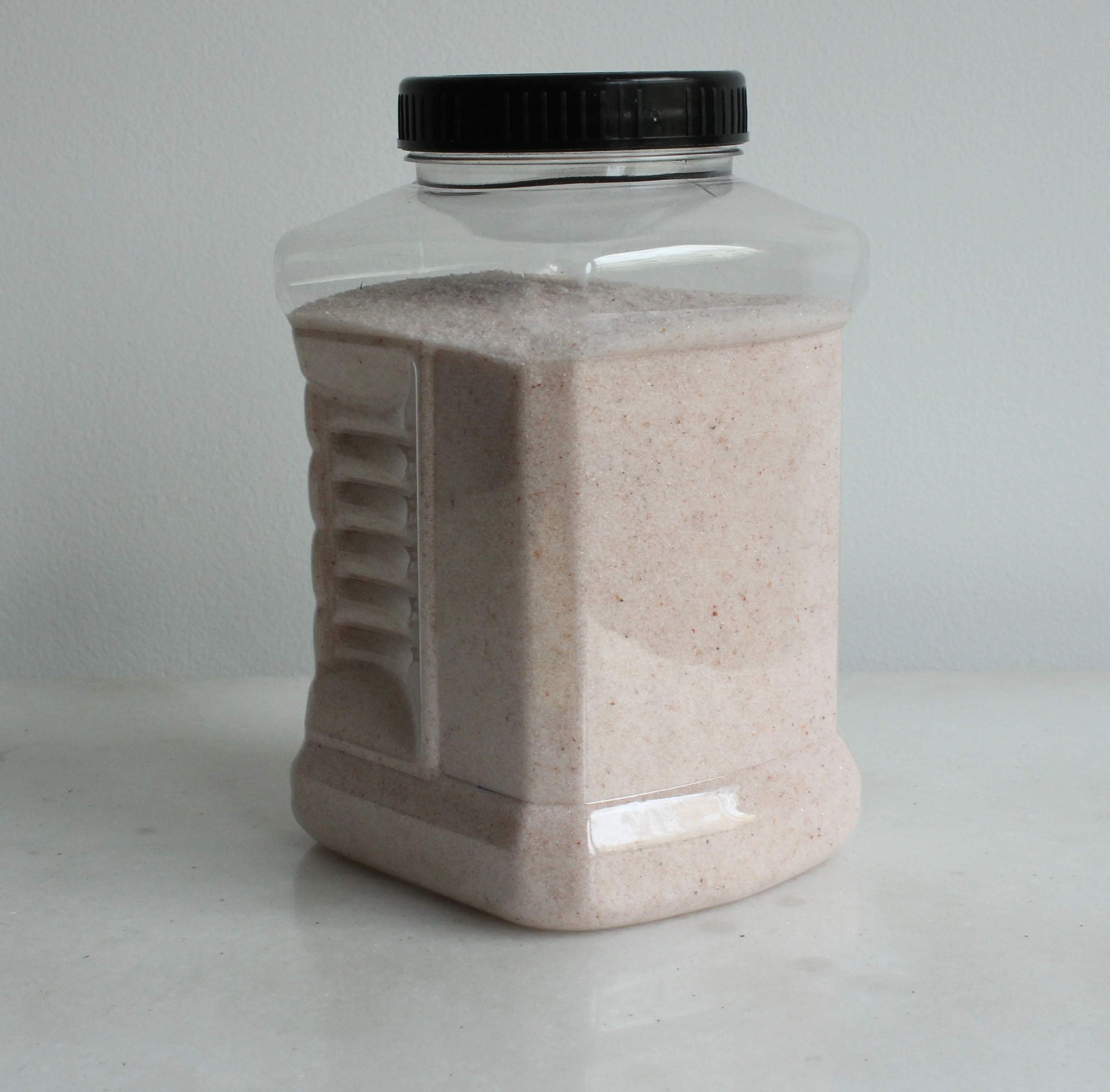 
Himalayan Pink Rock Salt Fine Meshed Medium Pink Color Salt - Packaging 1kg Jars 
