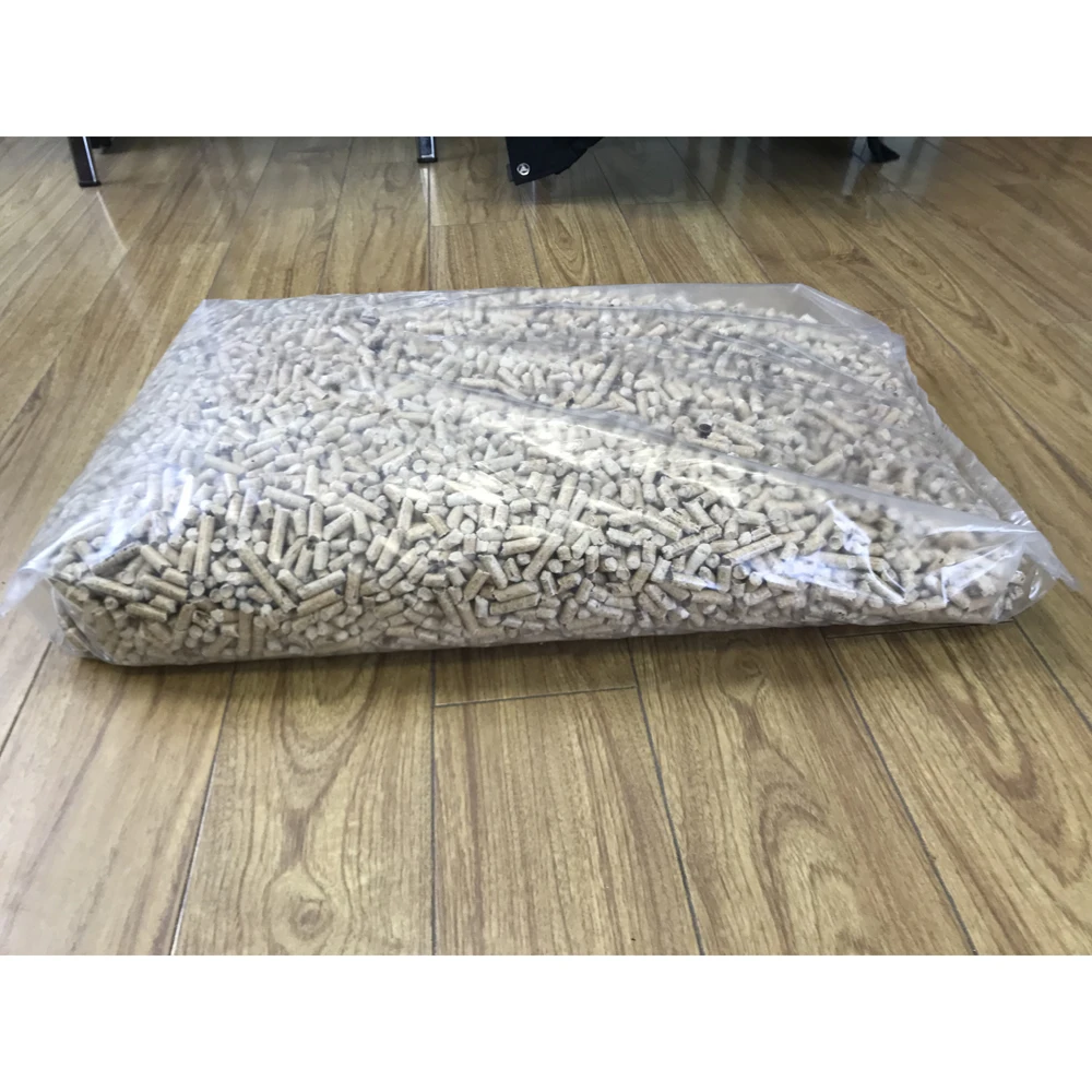 Top sale price organic wooden pellets  from russian manufacturer with bulk density not less 600 kg/m3, pellet solid