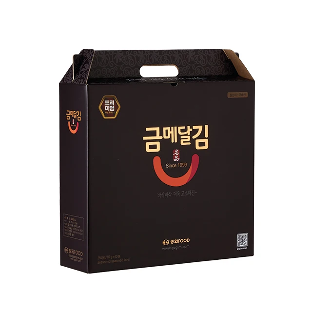 
BEST PRICE Korean Original Organic Roasted Delicious Omega 3 Crispy Seasoned Nori Seaweed Snack Gift Set 