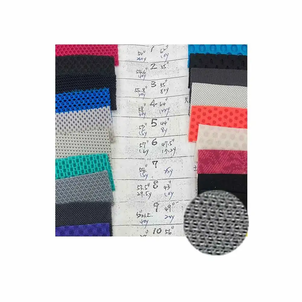 sandwich mesh sportswear cloth stereo mesh for  fabric backpack