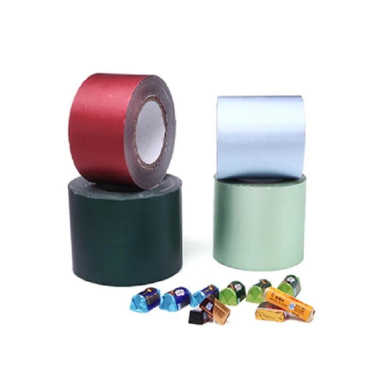 8011 12mic aluminium foil roll or sheet for chocolate foil heart chocolate packaging  wrappers