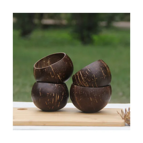 Eco friendly Natural Coconut bowl In Natural Color Safety For Foods