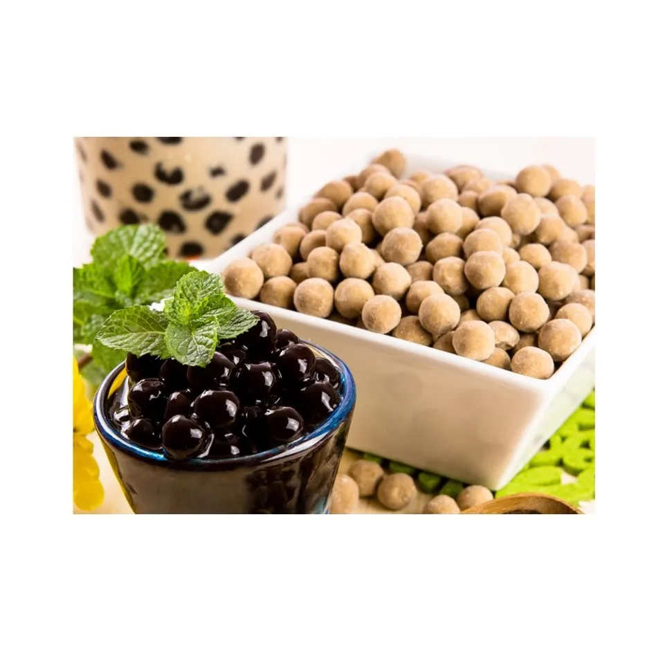 wholesale 30 sec cook tapioca pearl OEM logo milk tea powder