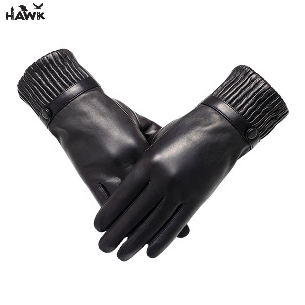 Thick Fashion Goat Skin Sheepskin Dressing Gloves Leather Glove for Winter Hot Sale Best Selling New Arrival Cheap Quality Glove