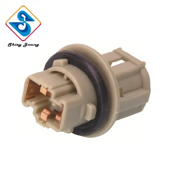 Single Contact Lamp Socket 1 Pin Auto Connector 7440 T20 Bulb Single Contact Socket Holder