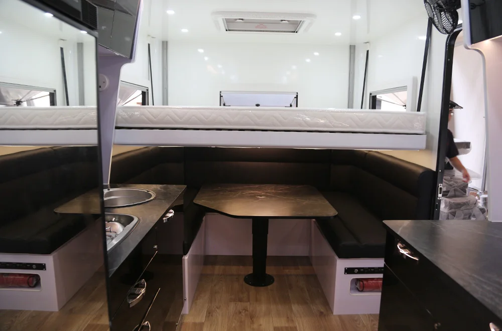 Ecocampor 4x4 электрическая кровать для кемпера грузовика навес горка в стандартной экспедиции