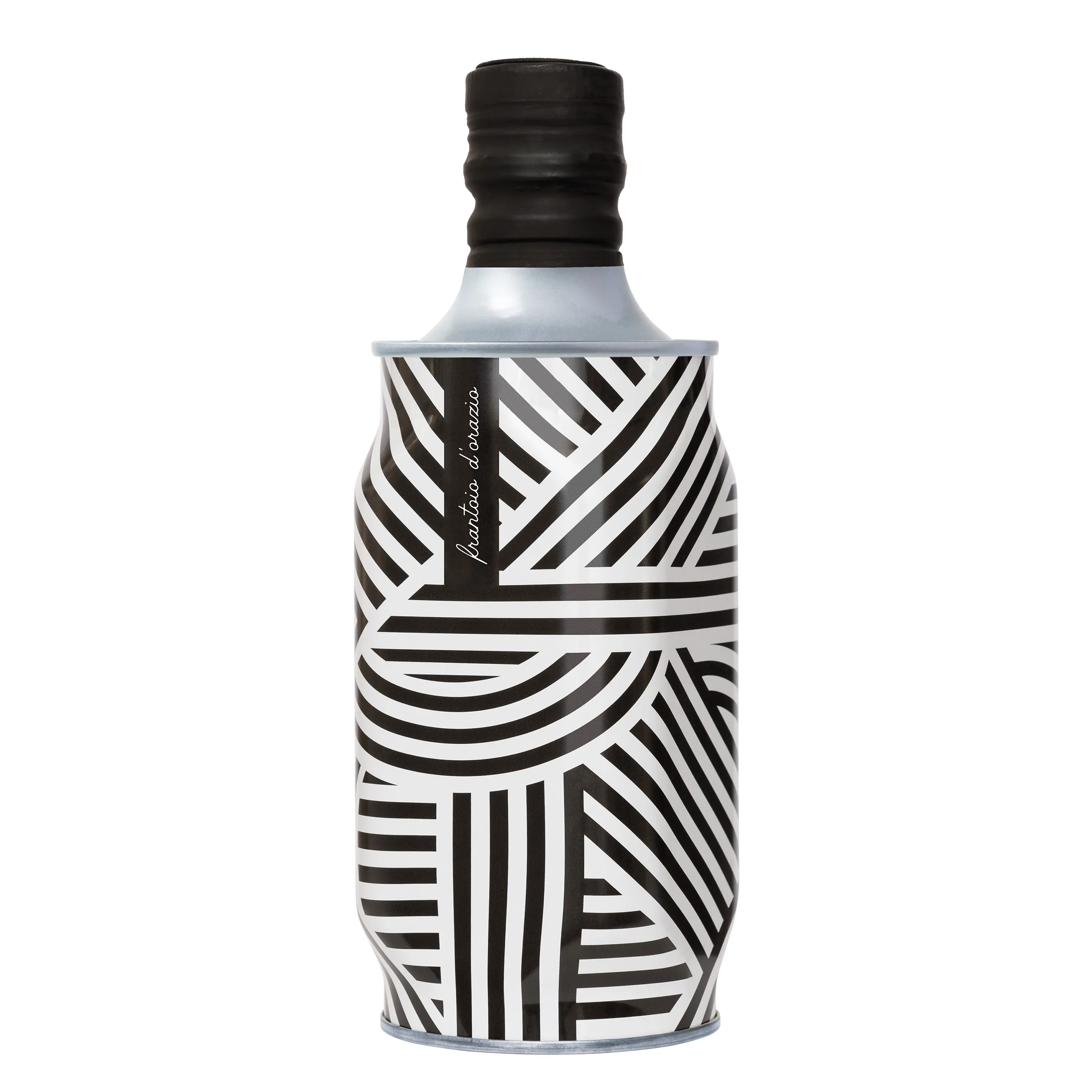 Italian extra virgin olive oil ELEMENTA COLLECTION - GRAFITE 500 ml tin bottle