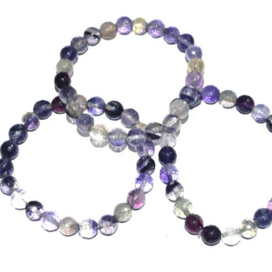 Multi Fluorite Faceted Bracelets at Low Price | Shop for Multi Fluorite Faceted Bracelets