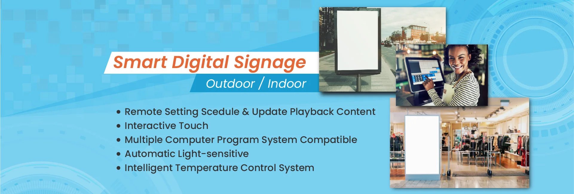 Напольная стойка высокого разрешения от производителя киоск с цифровыми вывесками