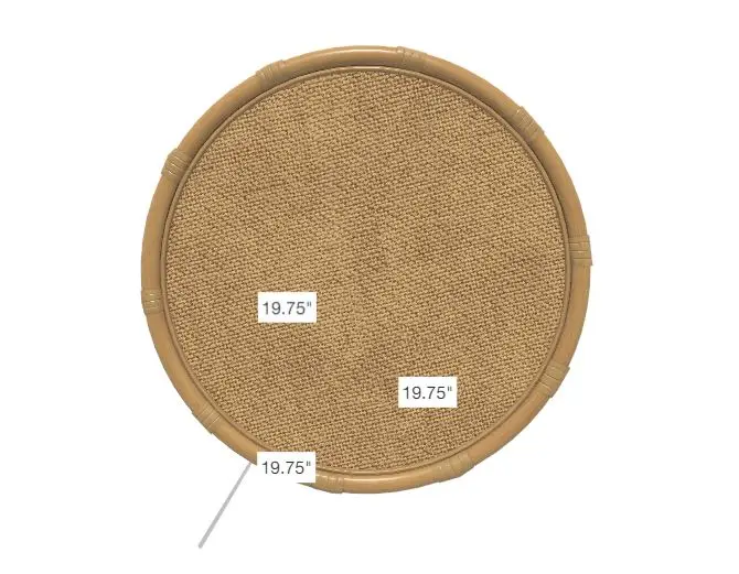  Круглый ротанговый боковой столик и подставка для плантатора табурет натурального цвета мебель из коричневого ротанга Плетеный стул дома улицы