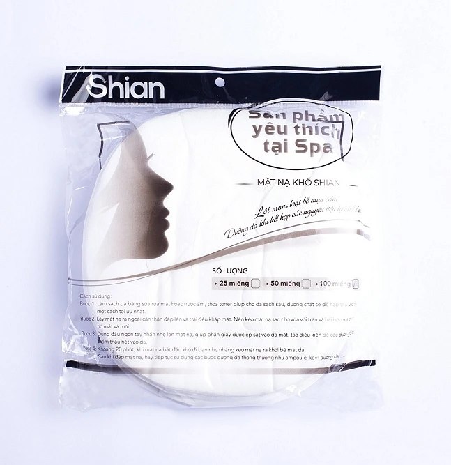 Dry Skin Face Mas.k 25 pieces, 50 pieces, 100 pieces from Vietnam